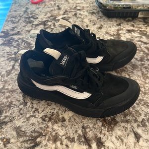 Vans black and white ultra range sneakers.  Size 7.5